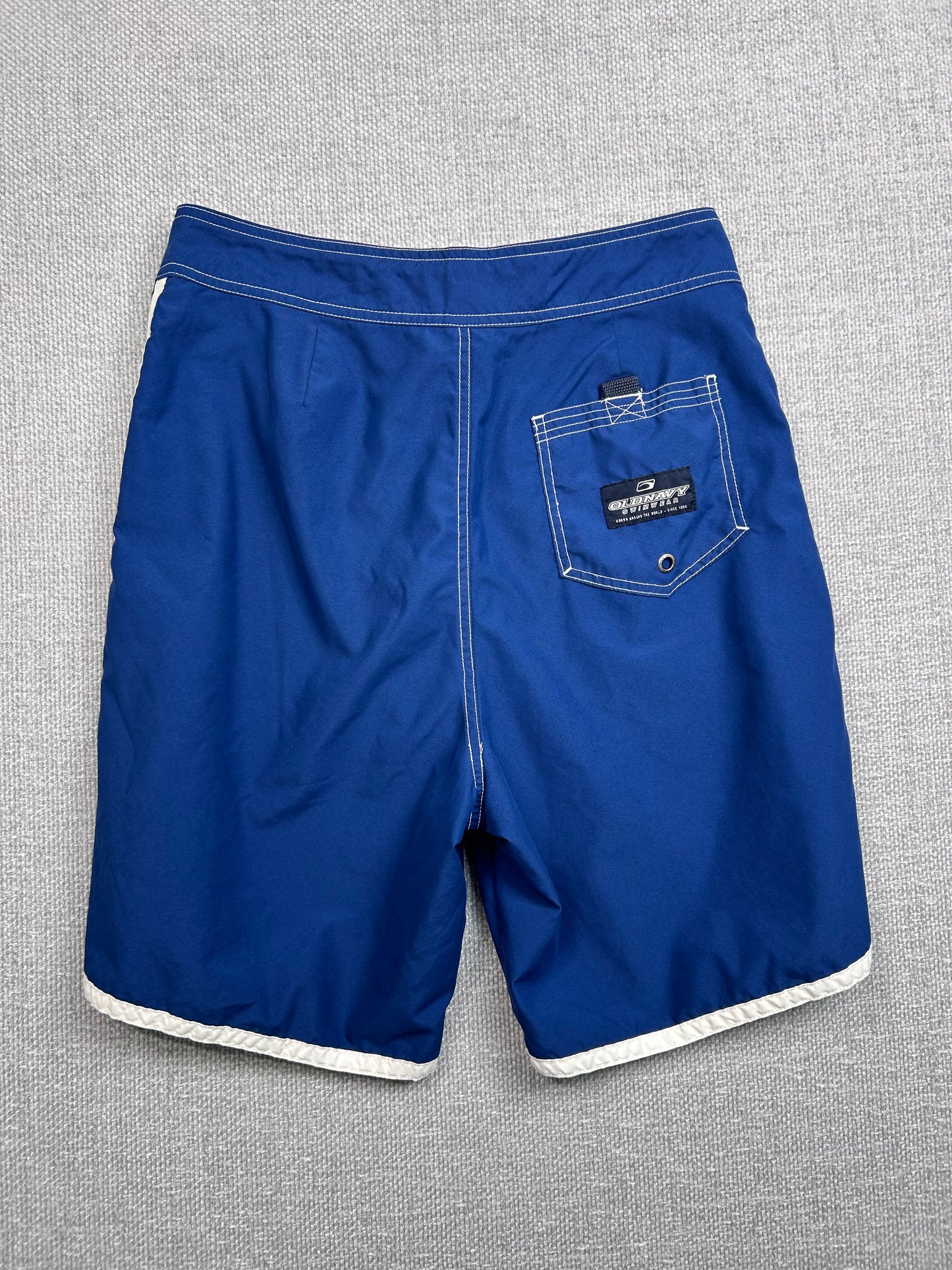 Y2K Striped Board Shorts 31”