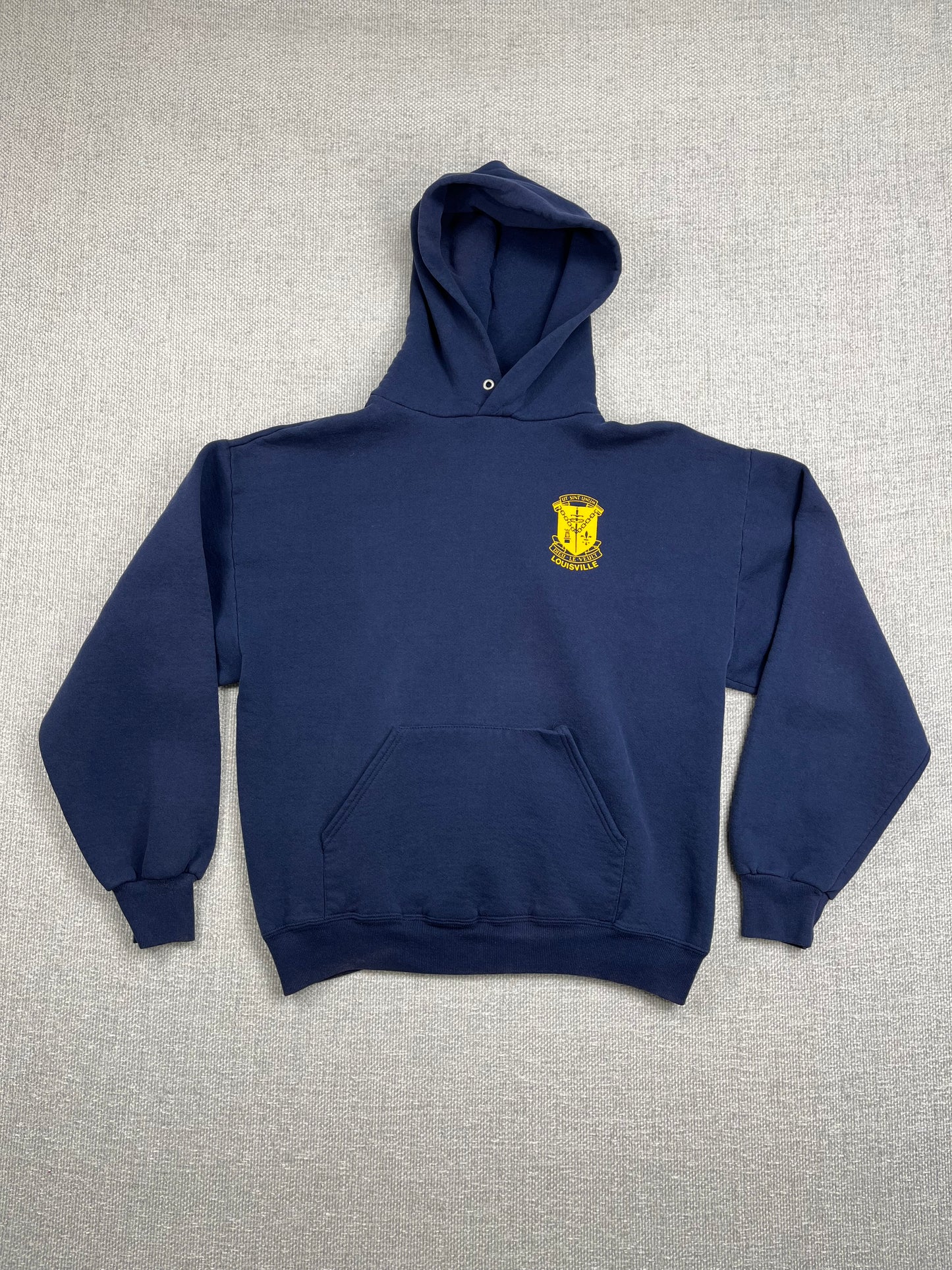 90's Louisville Navy Hoodie