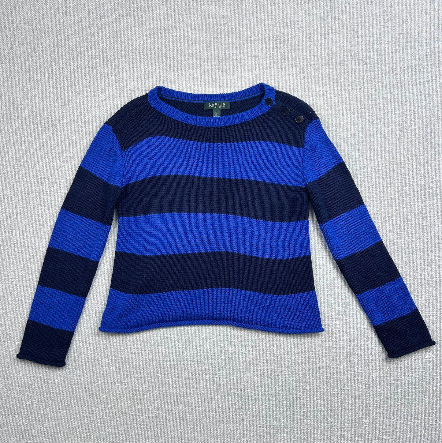 Y2K Ralph Lauren Striped Knit Sweater