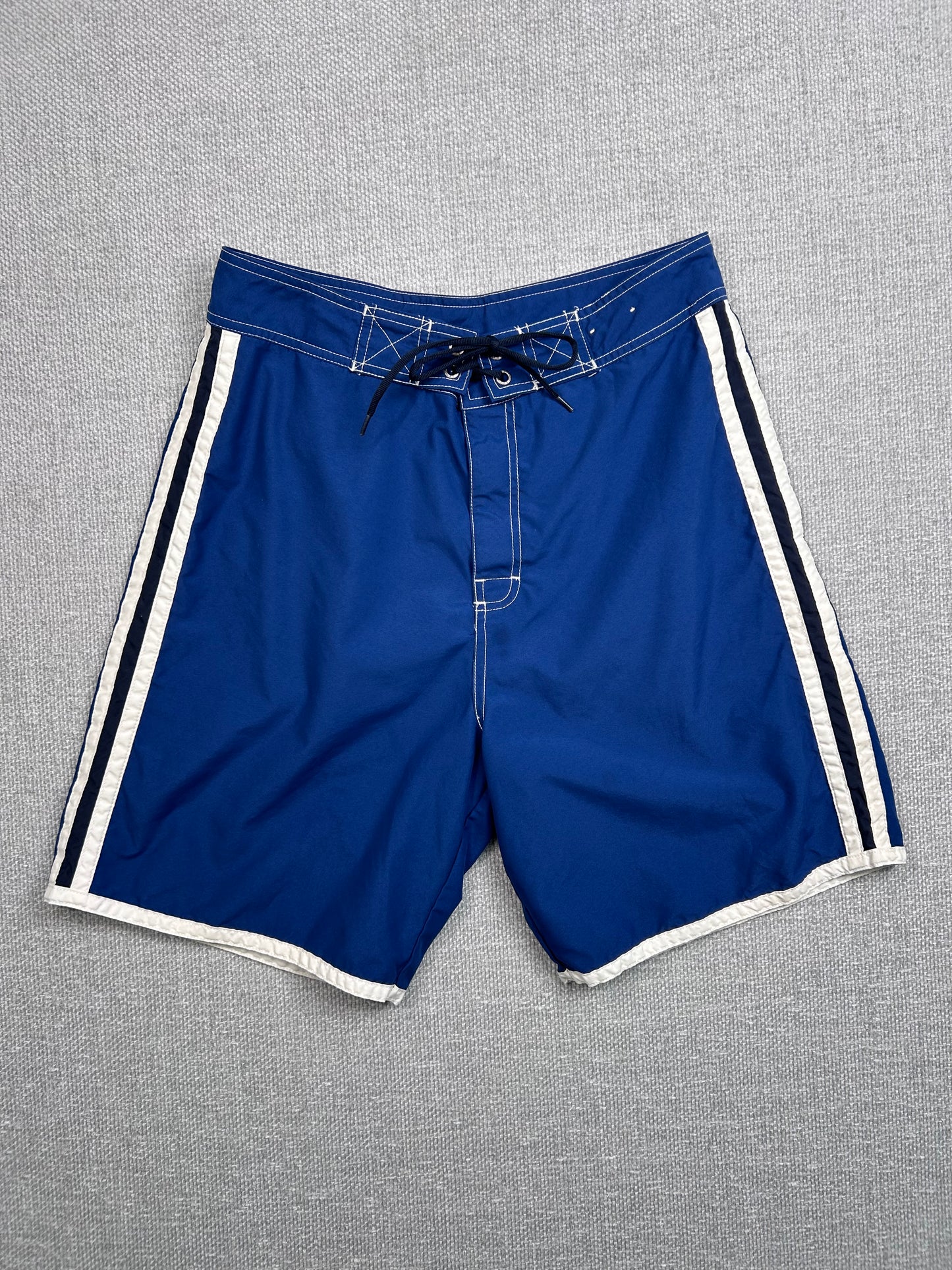 Y2K Striped Board Shorts 31”