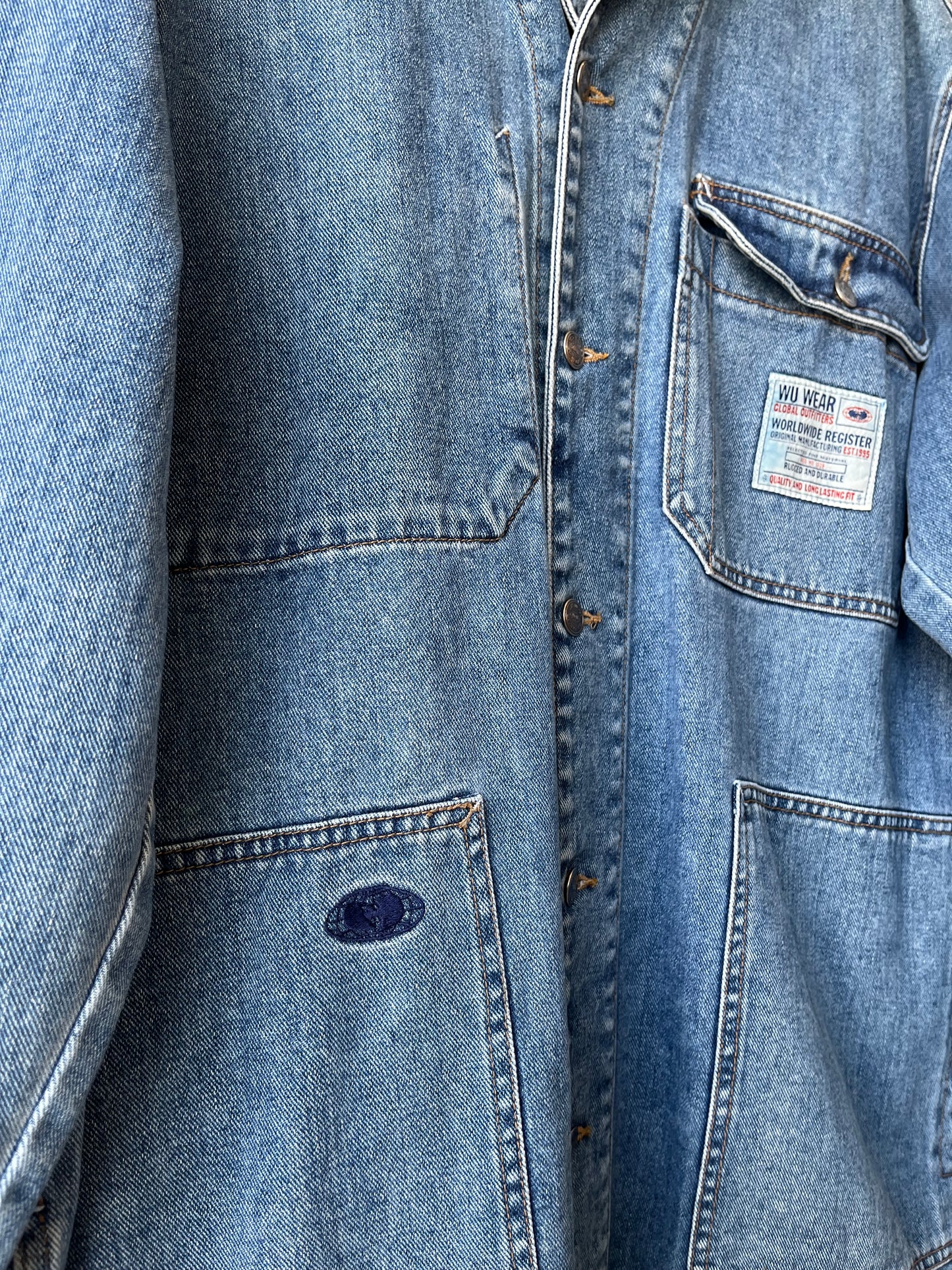 90's Wu-Wear Denim Chore Coat