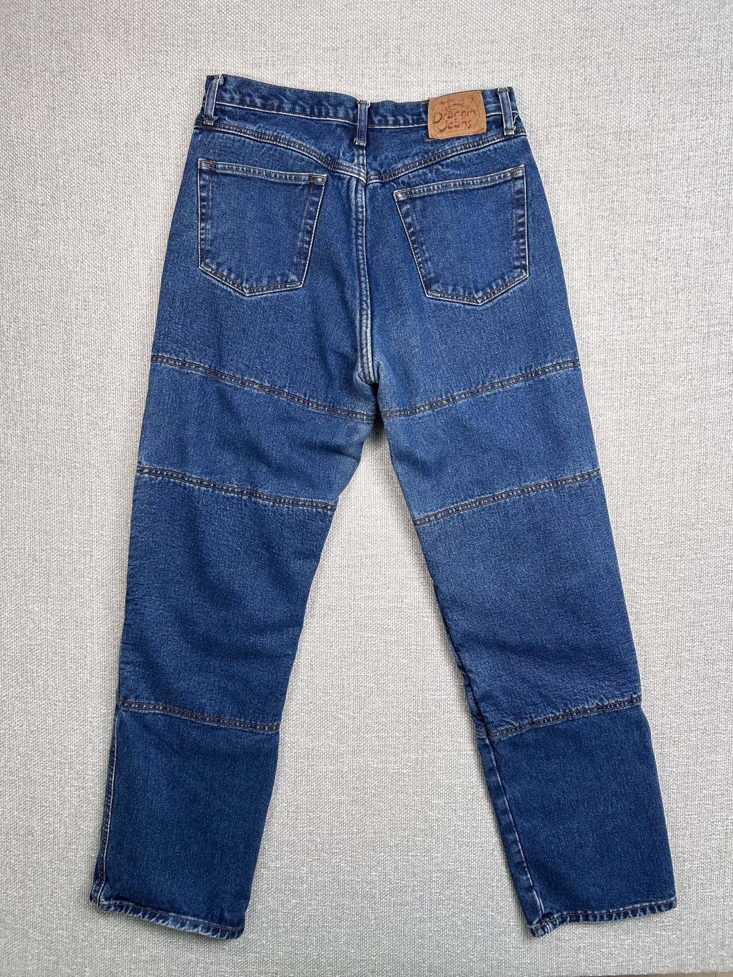 Y2K Denim Motorcycle Jeans 32”