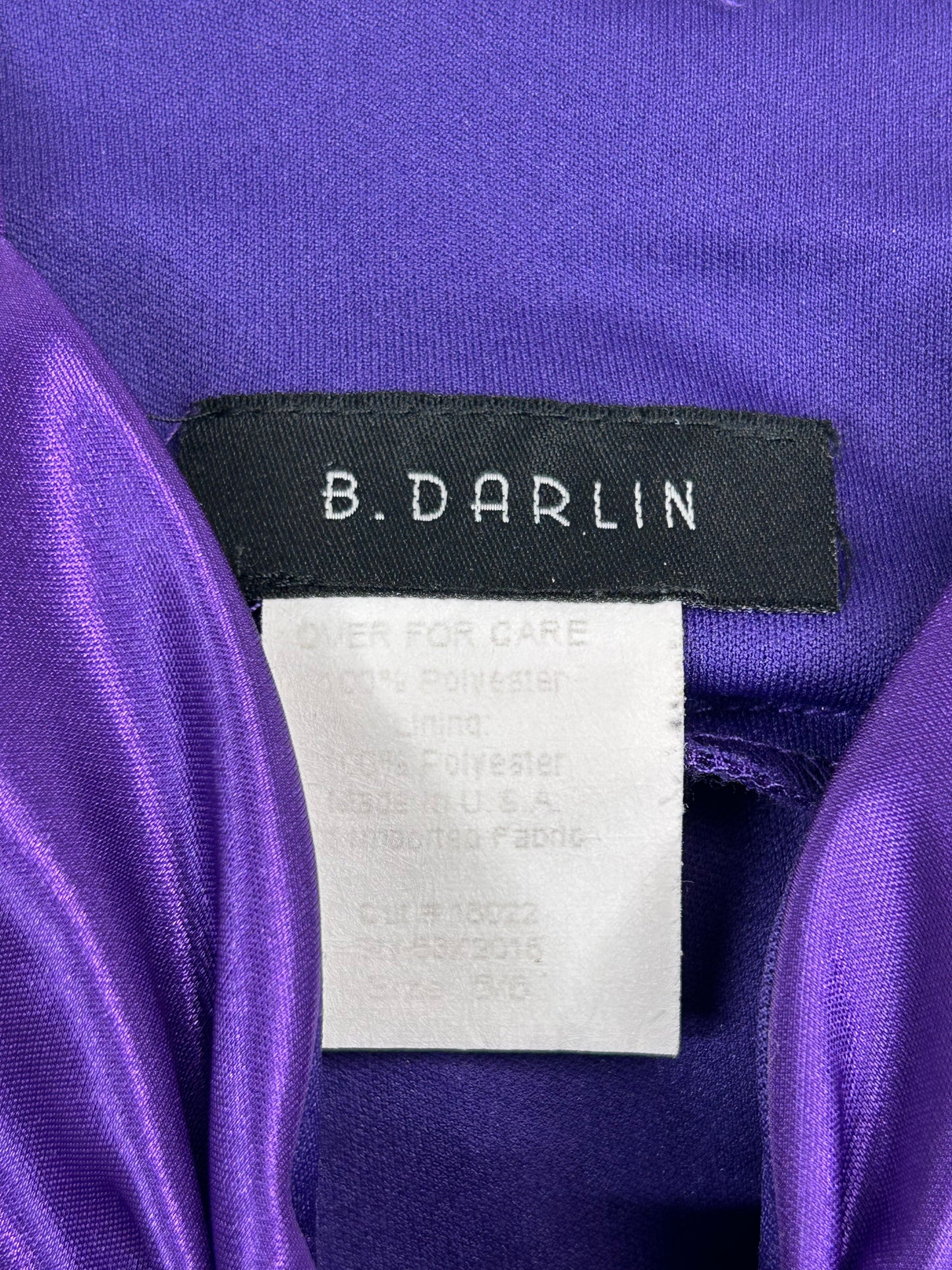 90's Purple Mini Dress