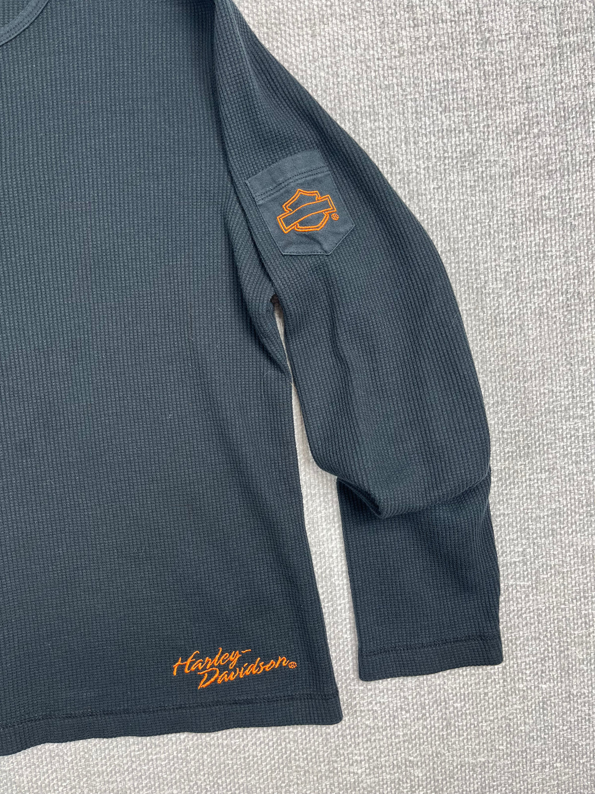 Y2K HD Thermal Henley Shirt