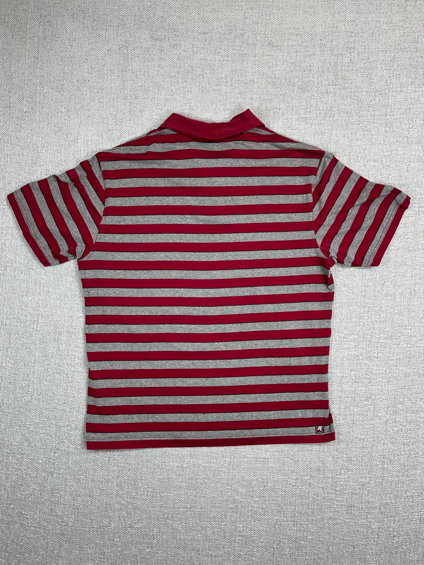 Y2K Hurley Striped Polo Shirt
