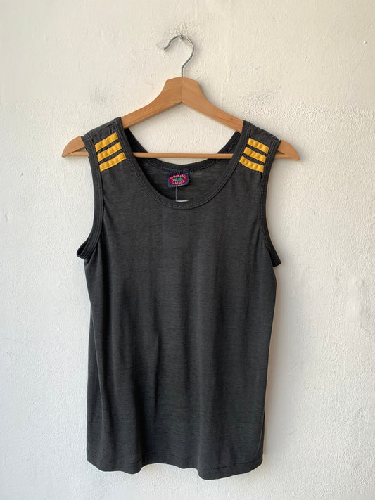 90's Black / Yellow Tank Top