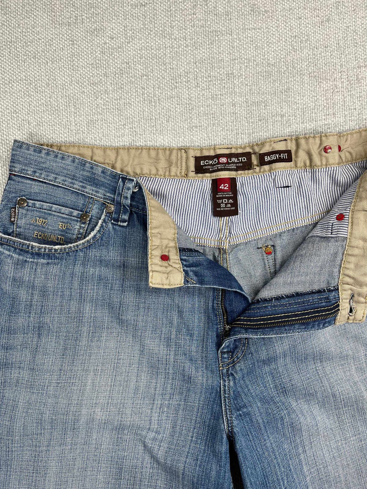 Y2K Ecko Baggy Denim Shorts 40"