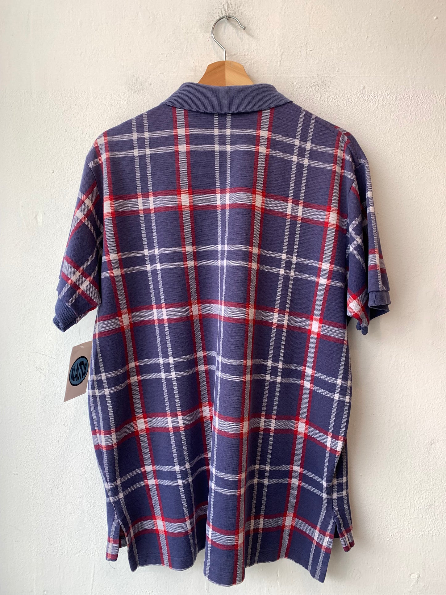 90's Plaid Polo Shirt