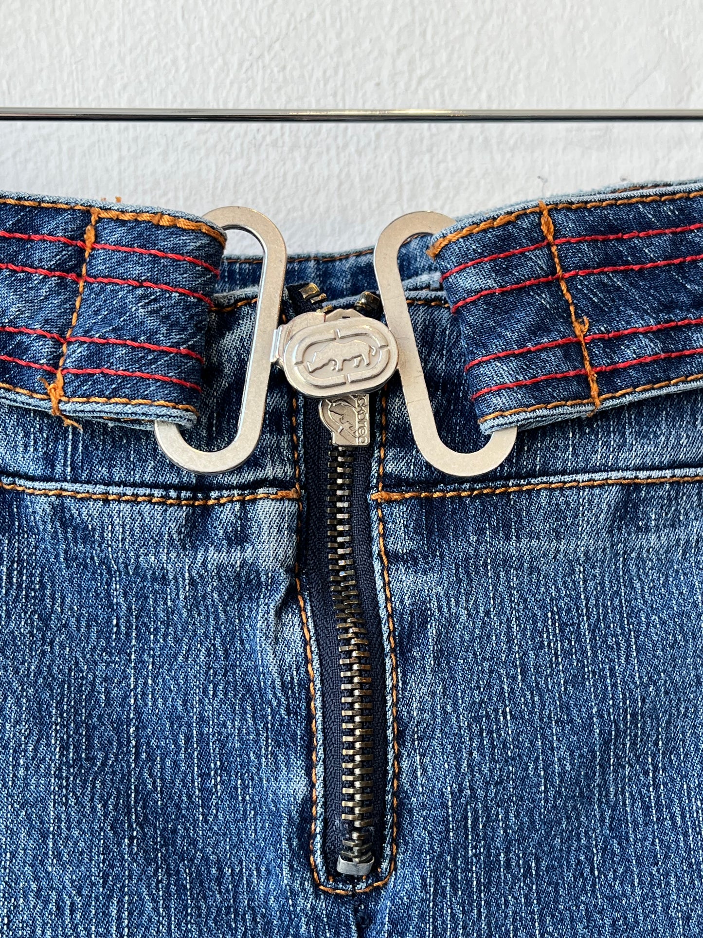 Y2K Ecko Red Patchwork Jeans 30"