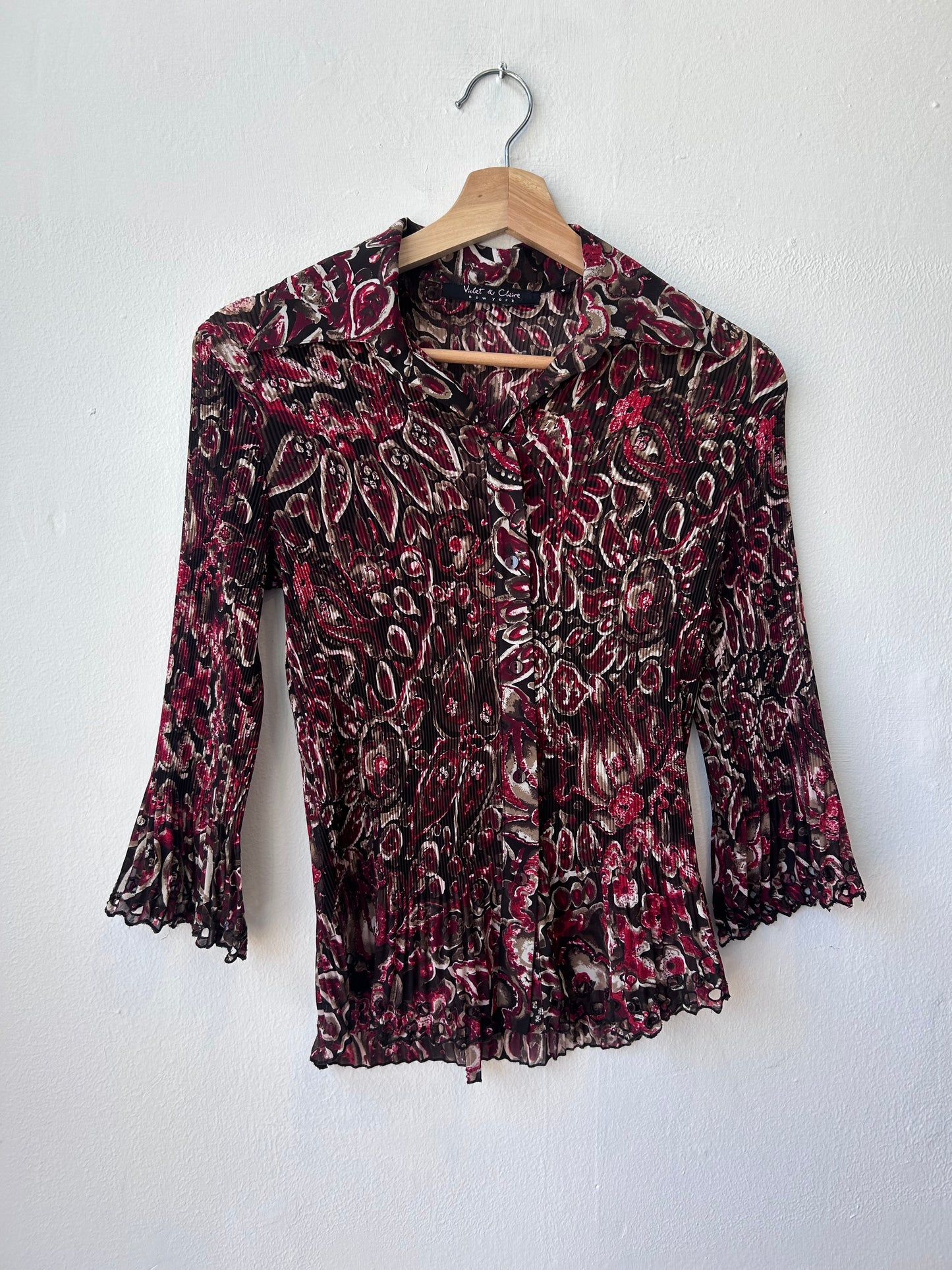 Y2K Button Up Blouse