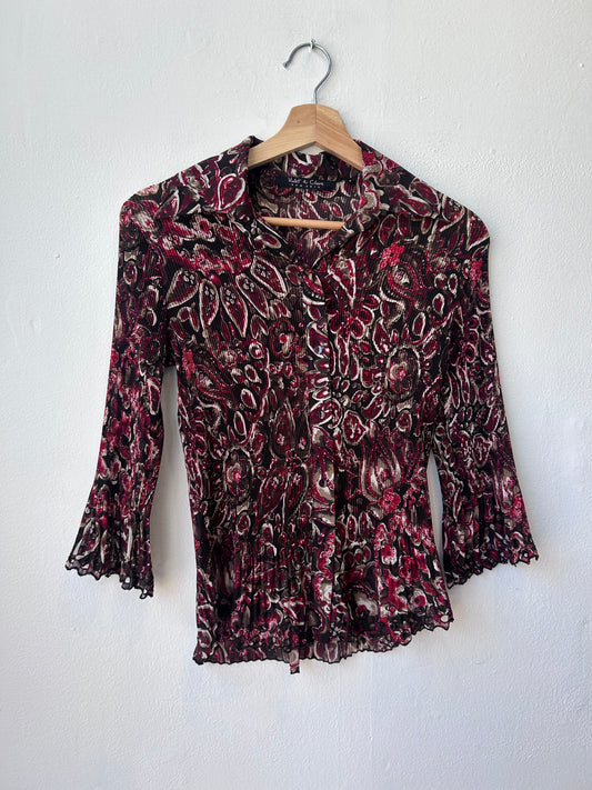 Y2K Button Up Blouse