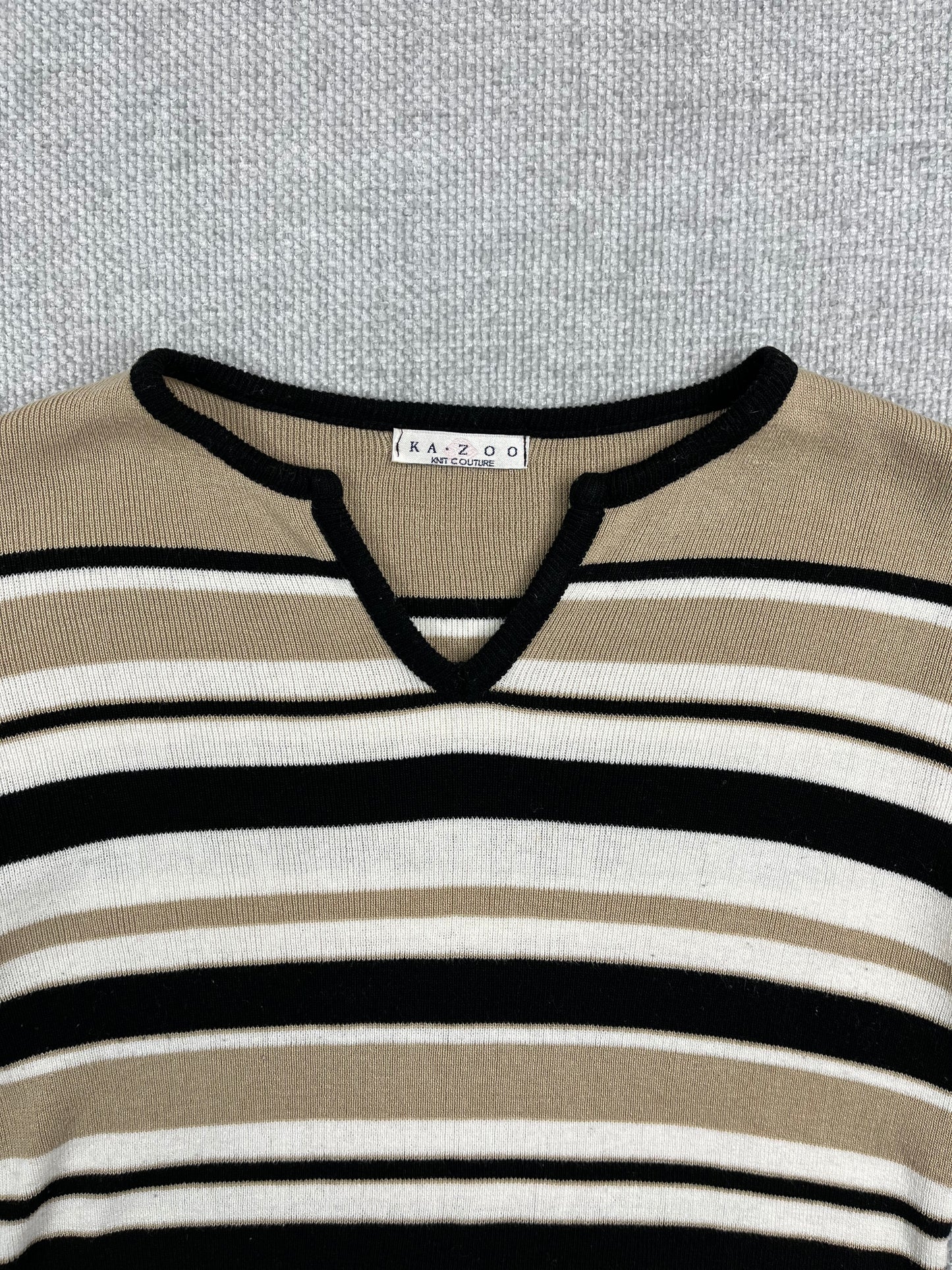 90's Striped Knit Top
