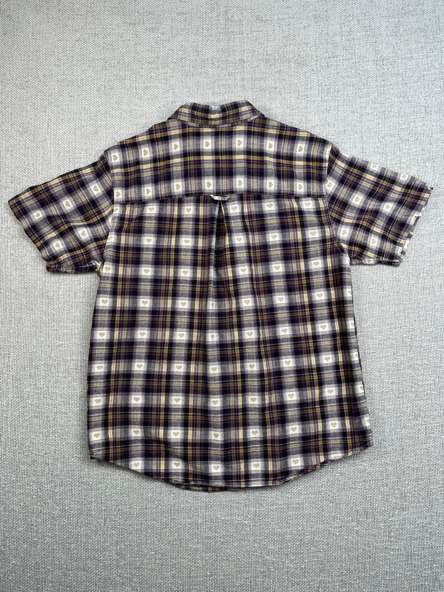 90's Heart Flannel Shirt