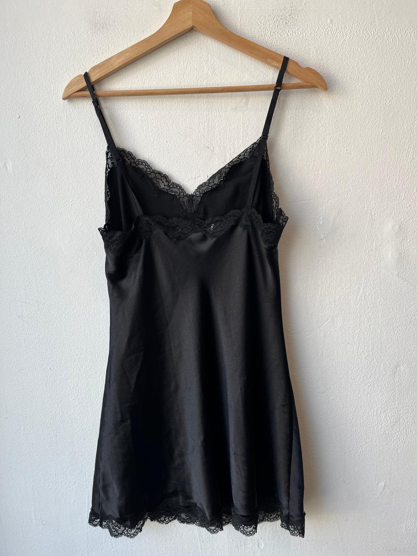 Y2K Black Lace Slip Dress