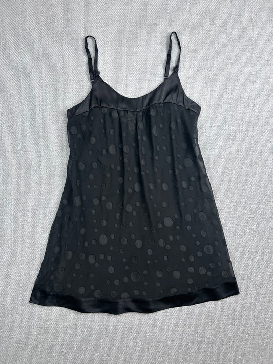 Y2K Oscar De La Renta Polka Dot Dress