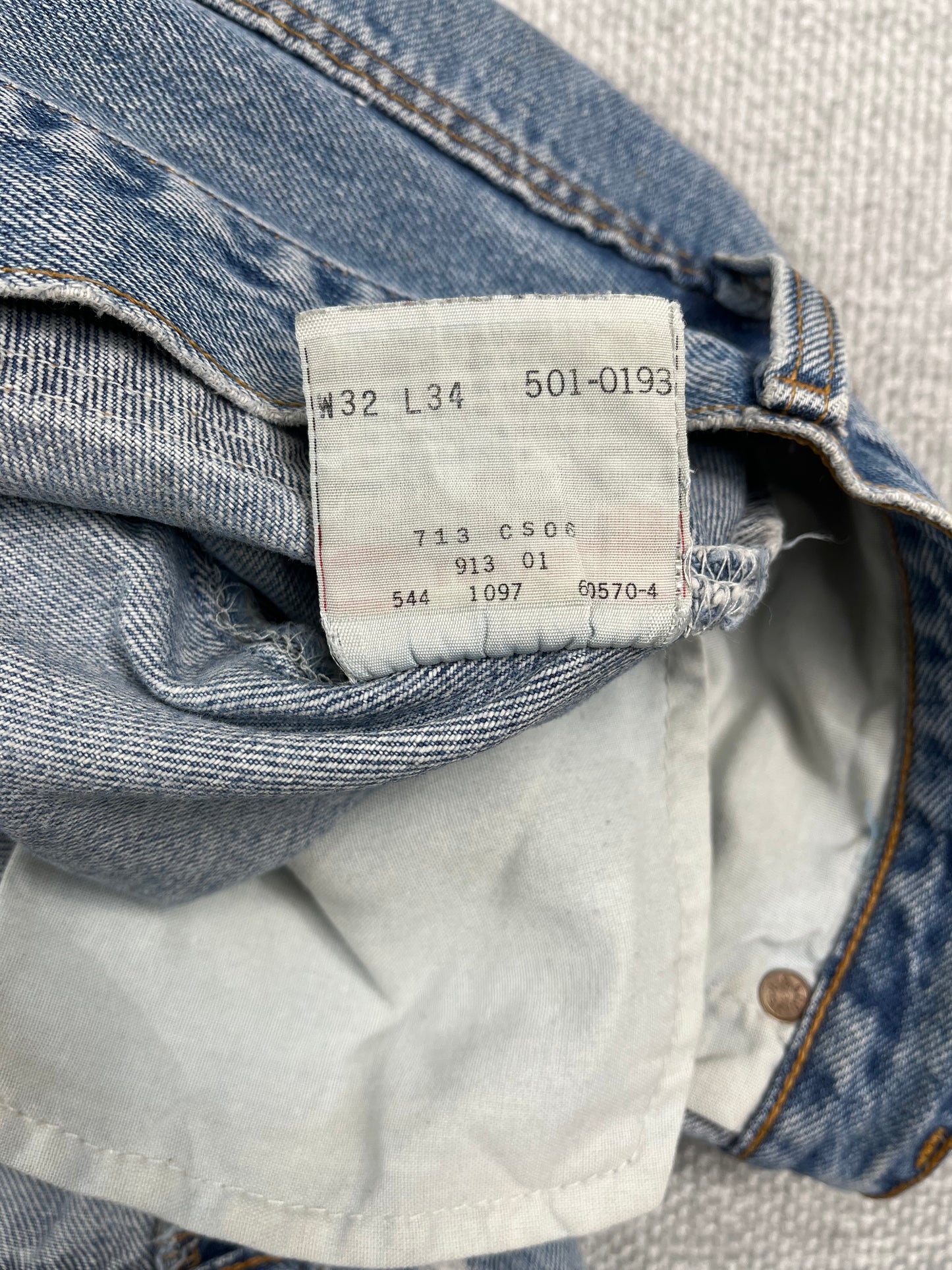 90’s Levi’s 501 Painted Jeans 30”