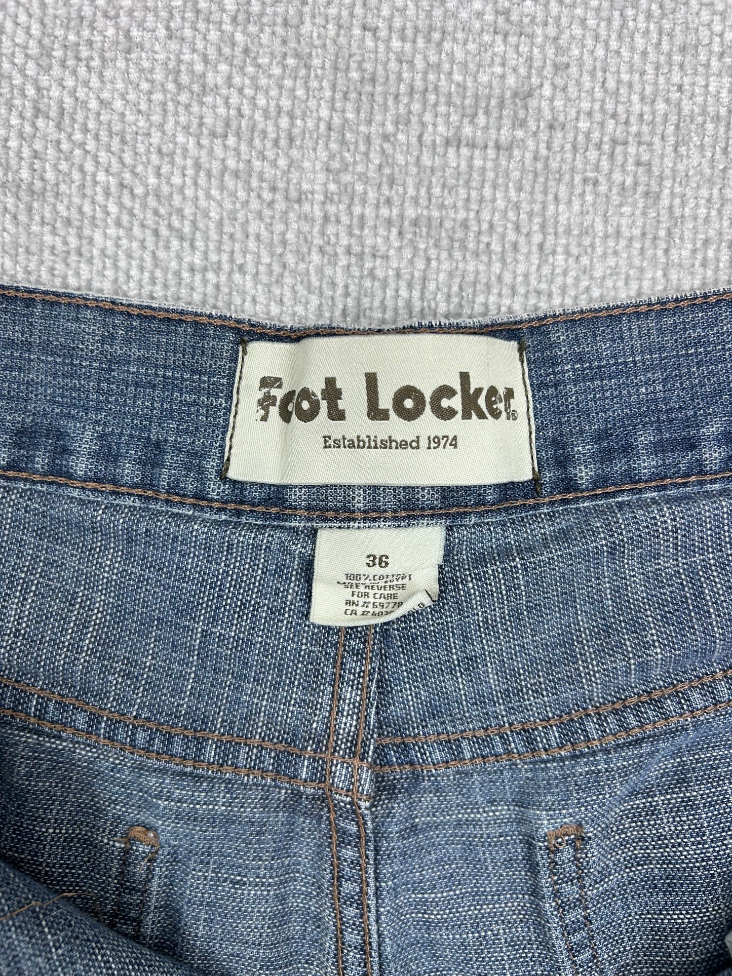 Y2K Baggy Distressed Denim Shorts 34"