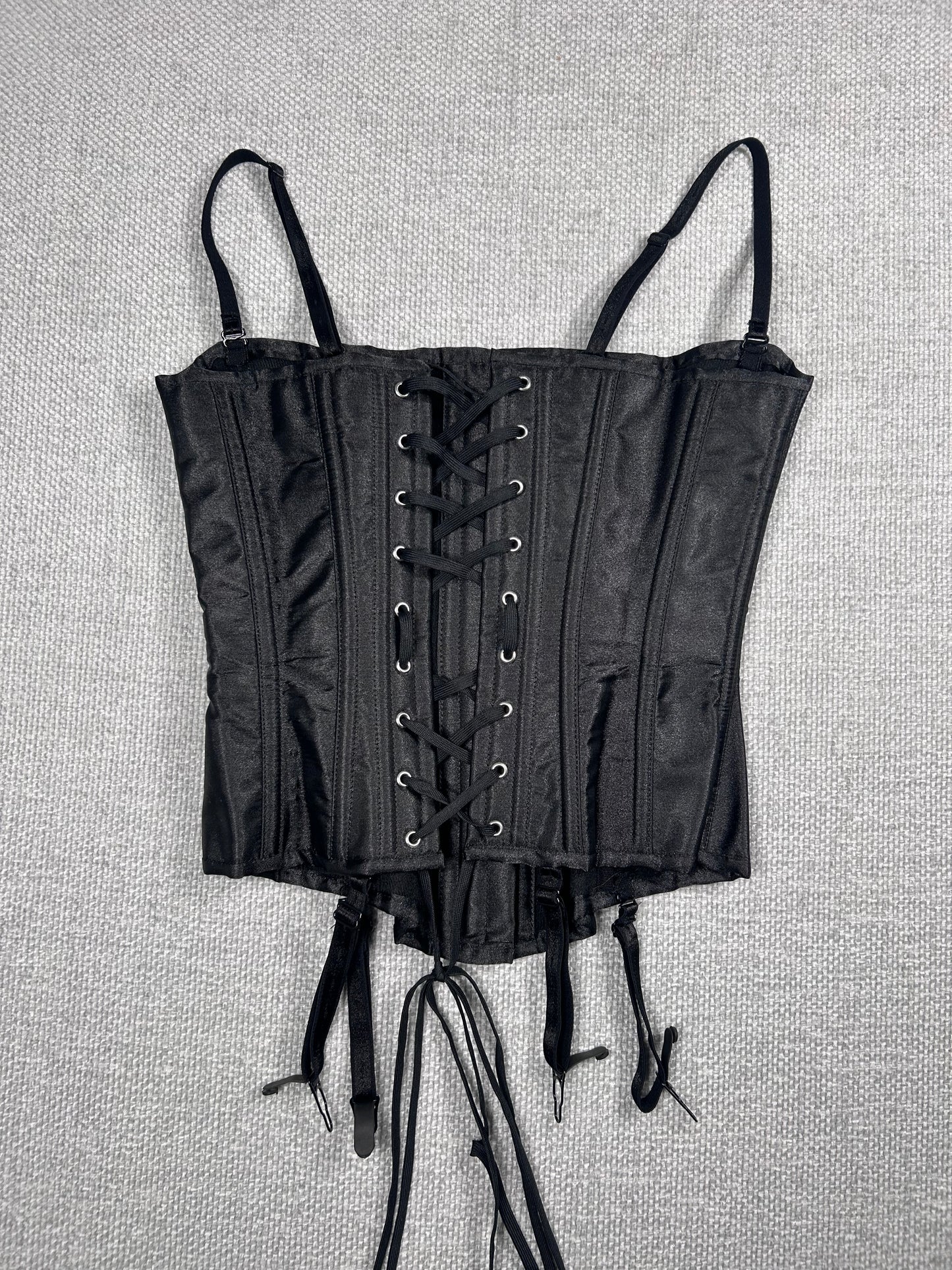 Y2K Frederick's Gold Trim Corset