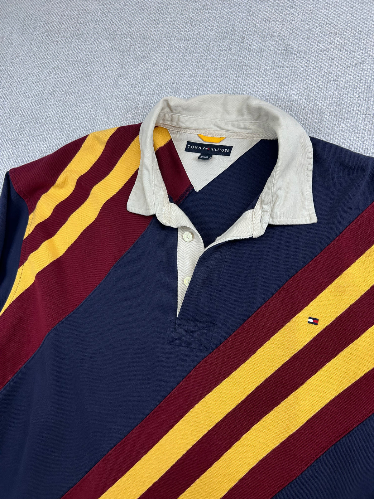 Y2K Striped Rugby Shirt