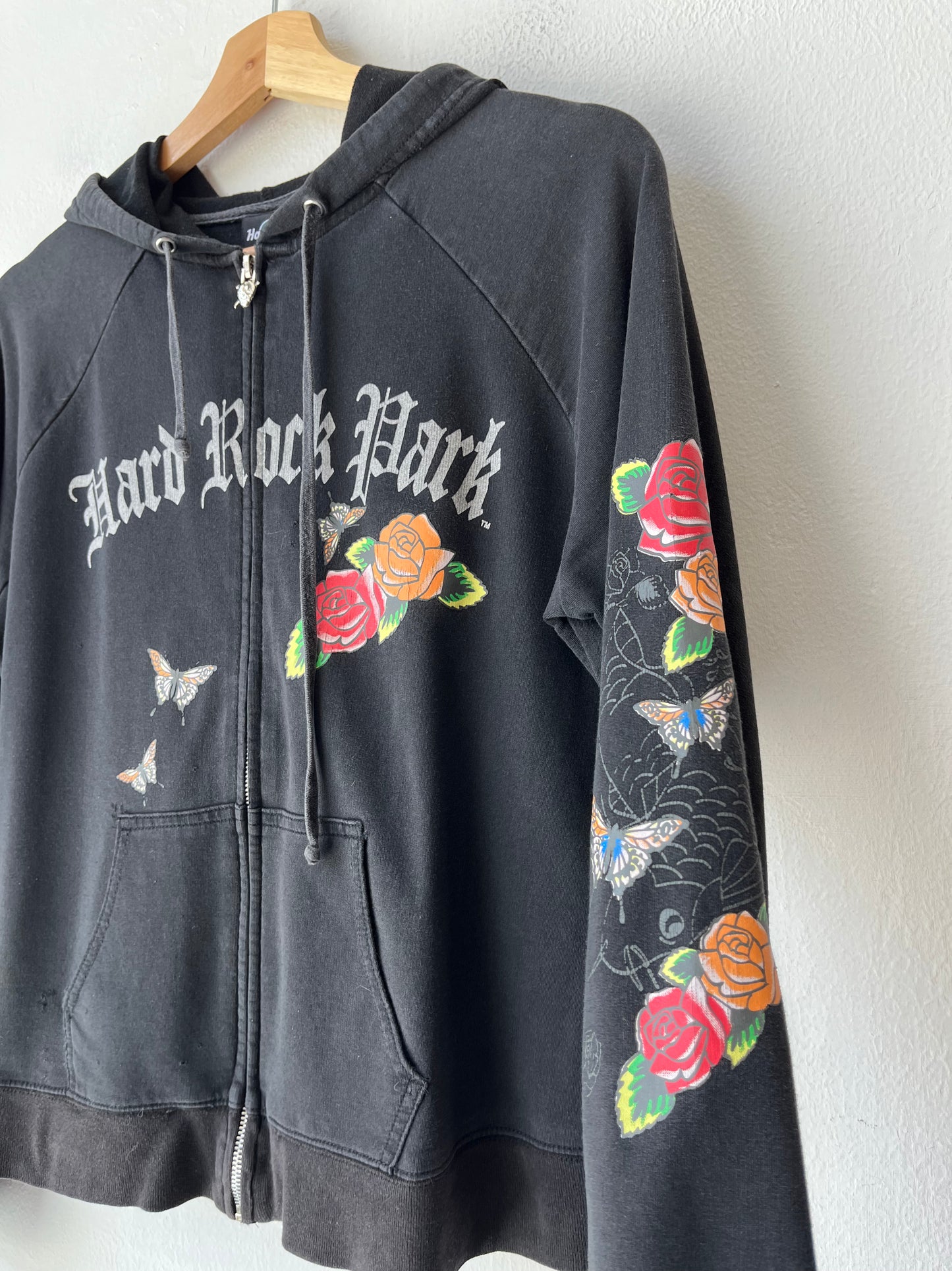 Y2K Hard Rock Park Zip Up Hoodie