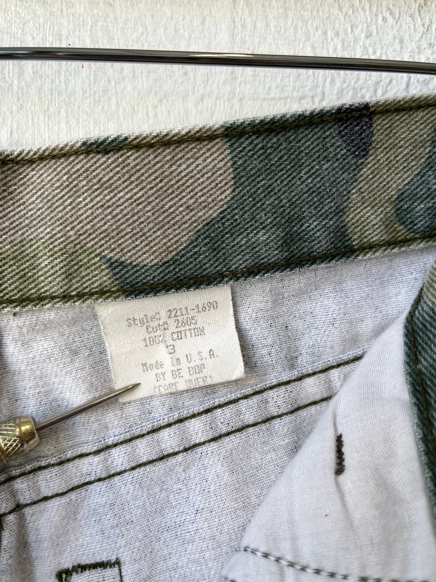 90’s Camo Mini Shorts 26”
