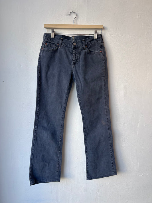 Y2K Grey Low Rise Jeans 30"