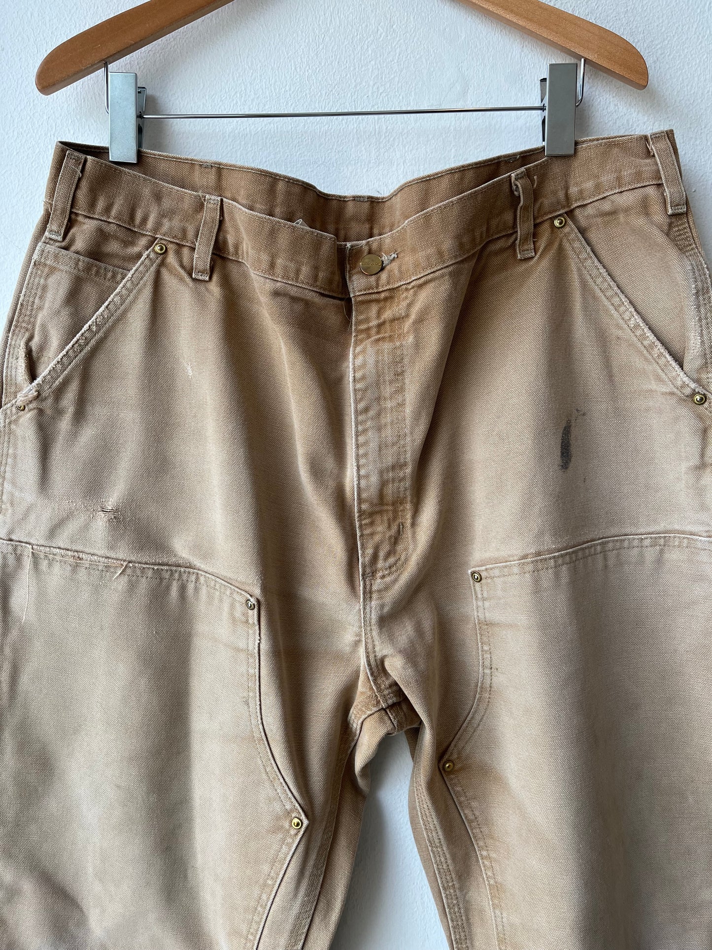 Y2K Carhartt Tan Double Knee 40"