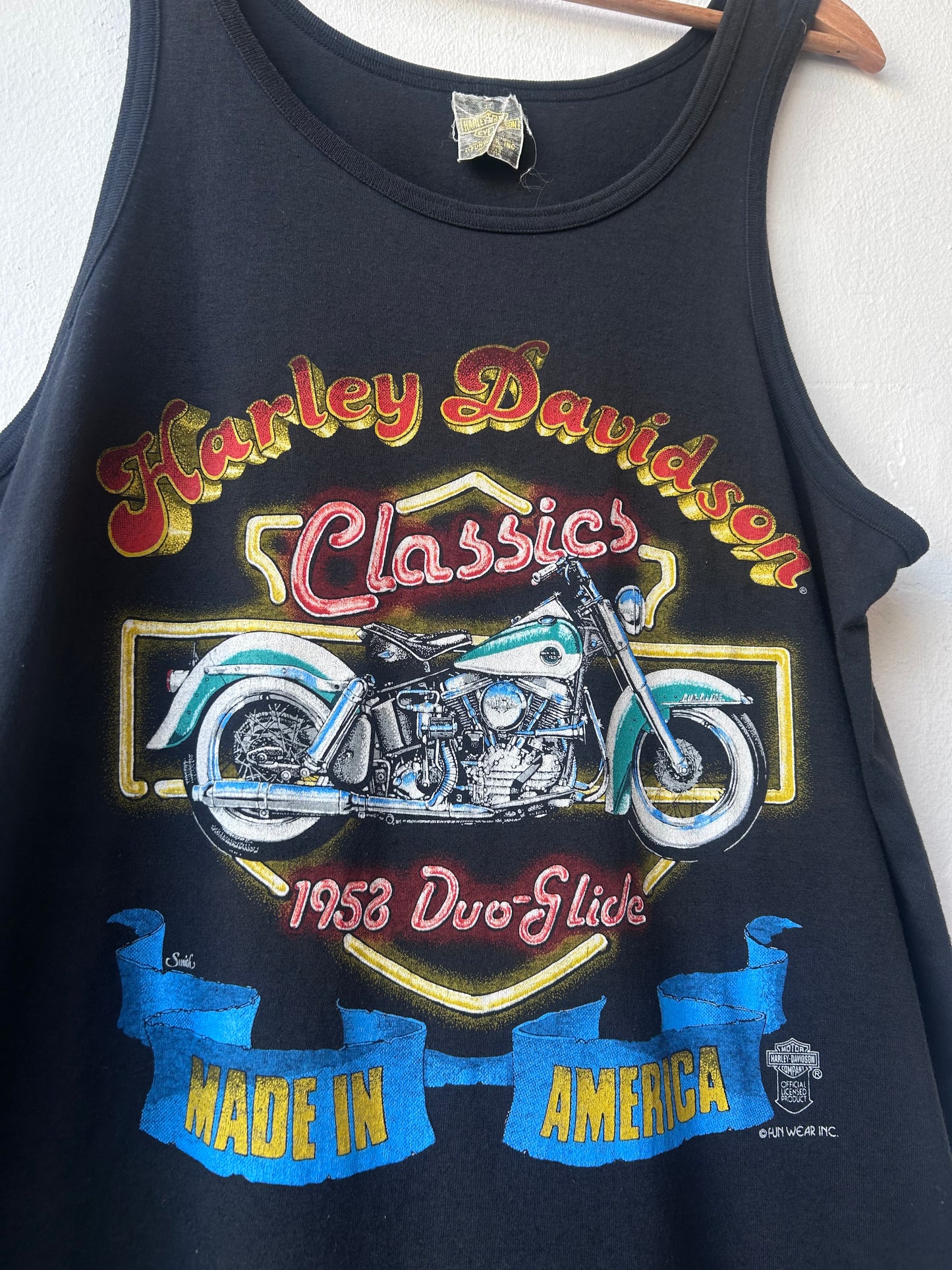 80's Harley Davidson Duo Glide Tank Top