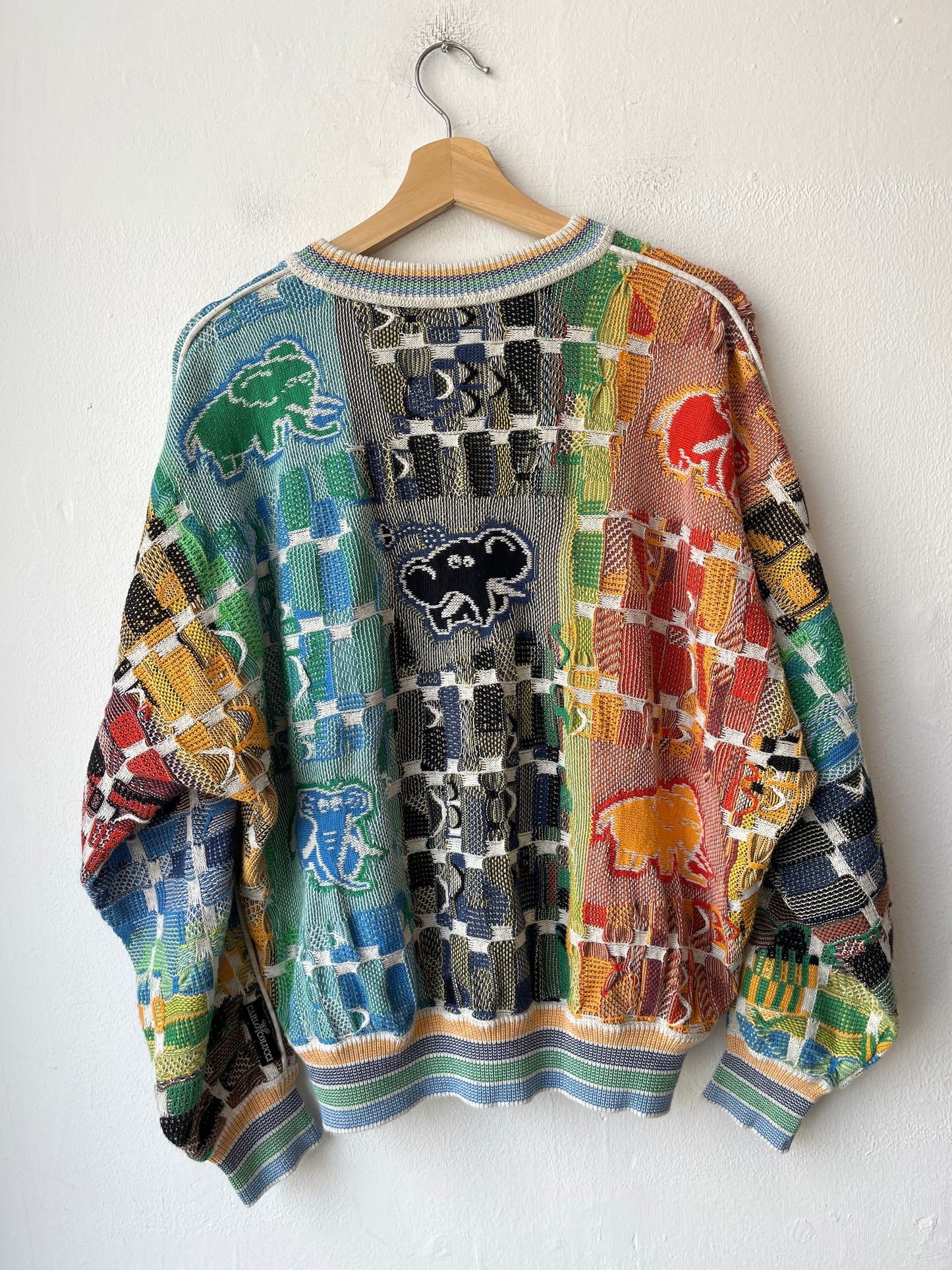 Y2K Elephant Multicolor Sweater