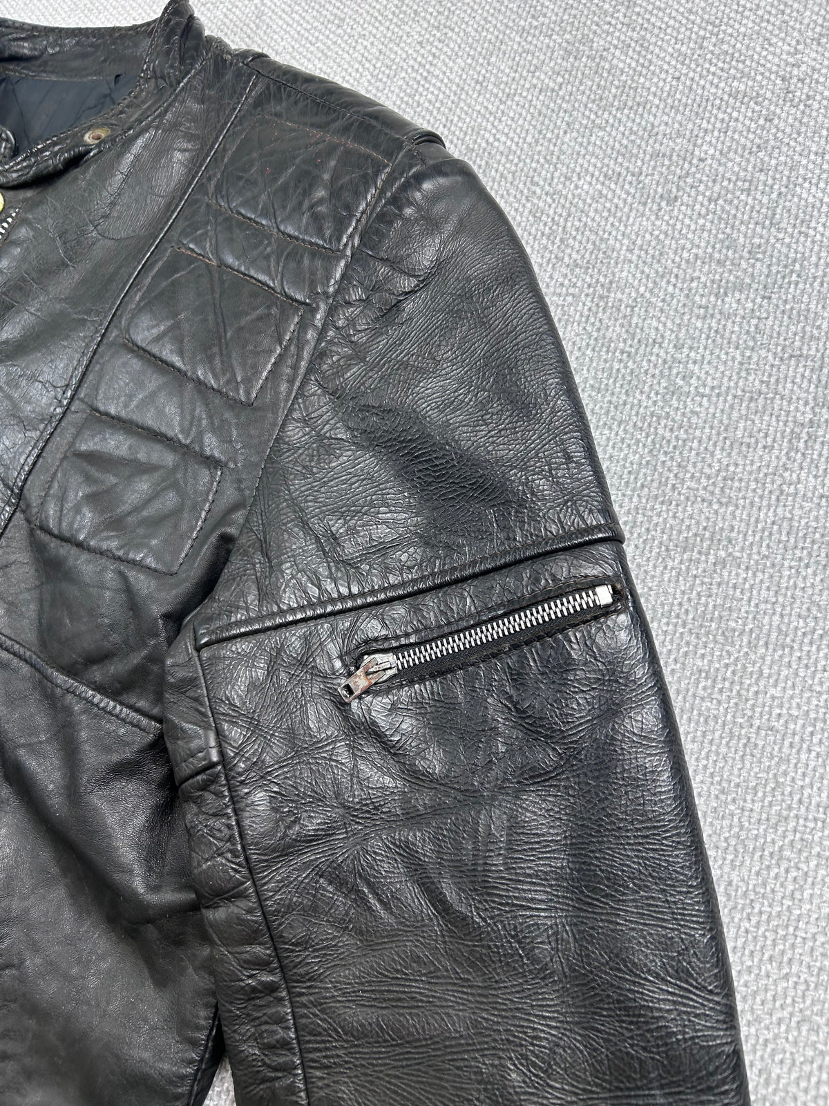 70’s Leather Motorcycle Jacket