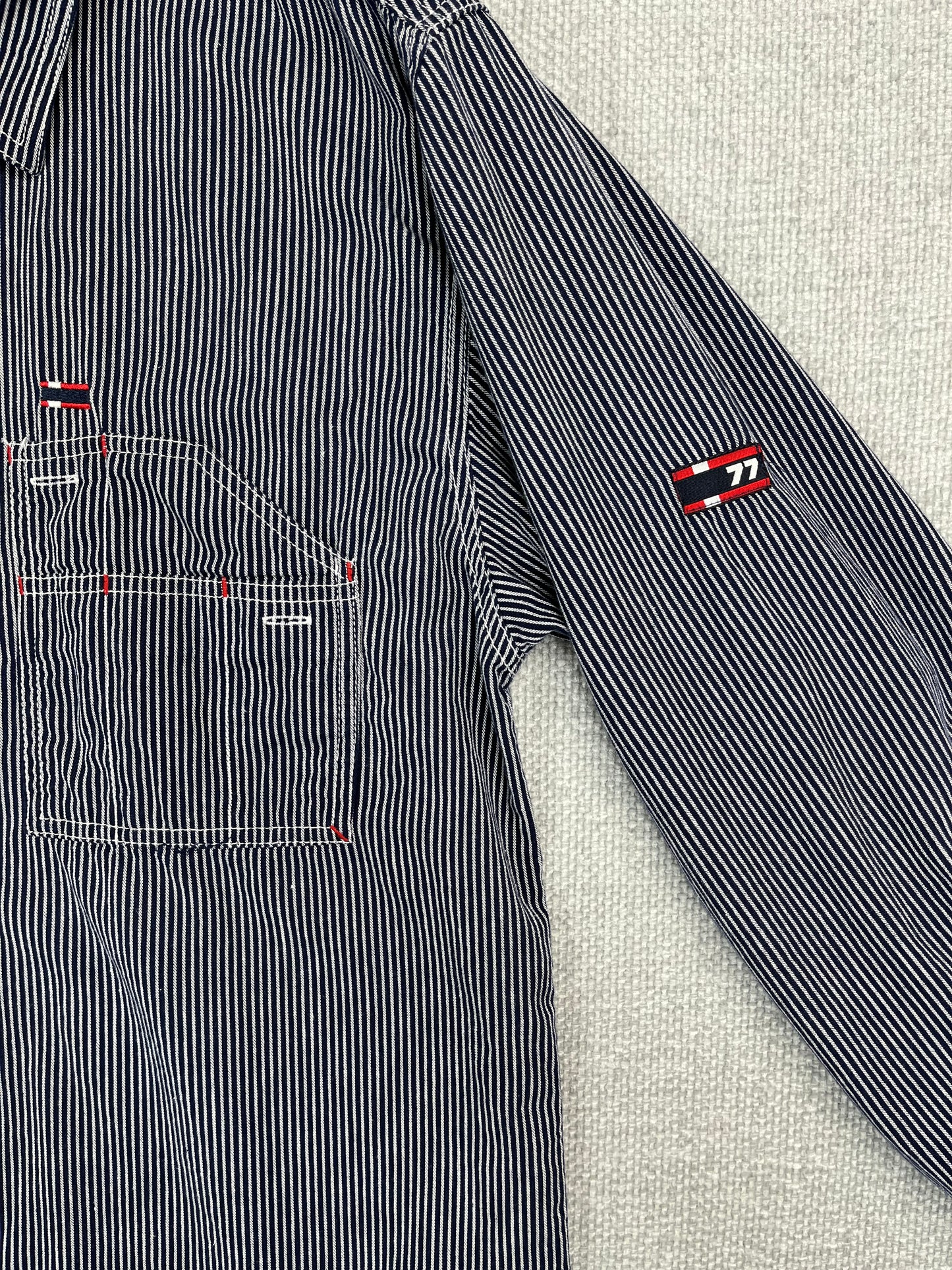 90's Striped Button Down Shirt
