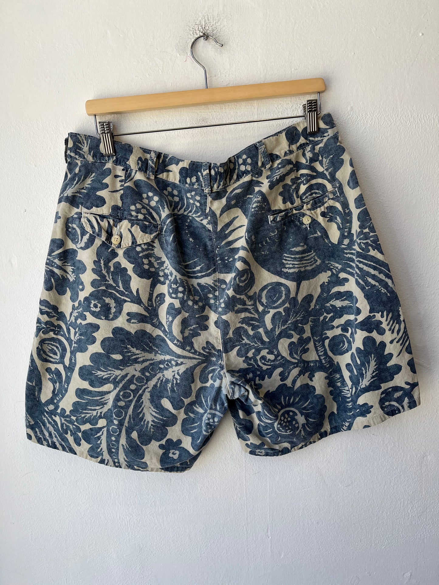 80's Polo Linen Shorts 34"