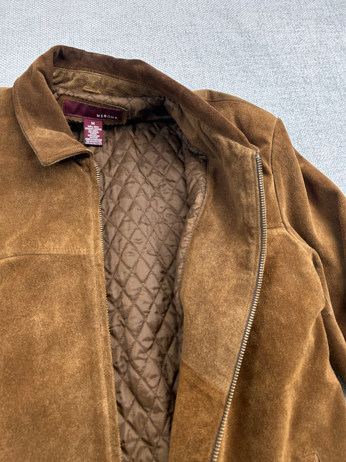 Y2K Brown Suede Jacket