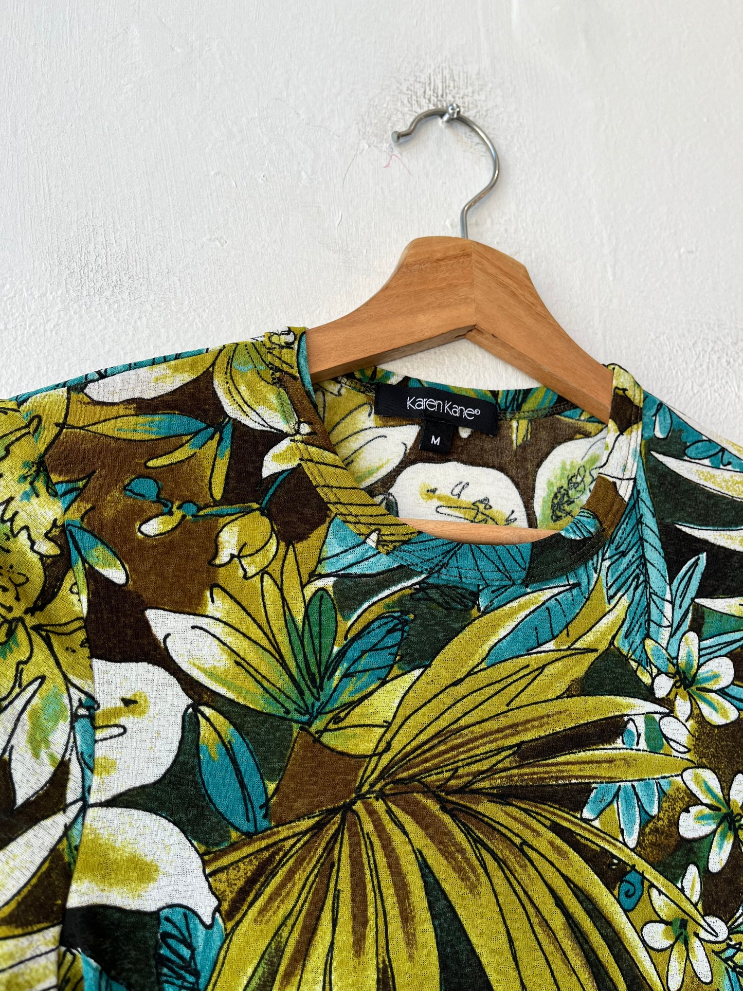 Y2K Floral Mesh Top