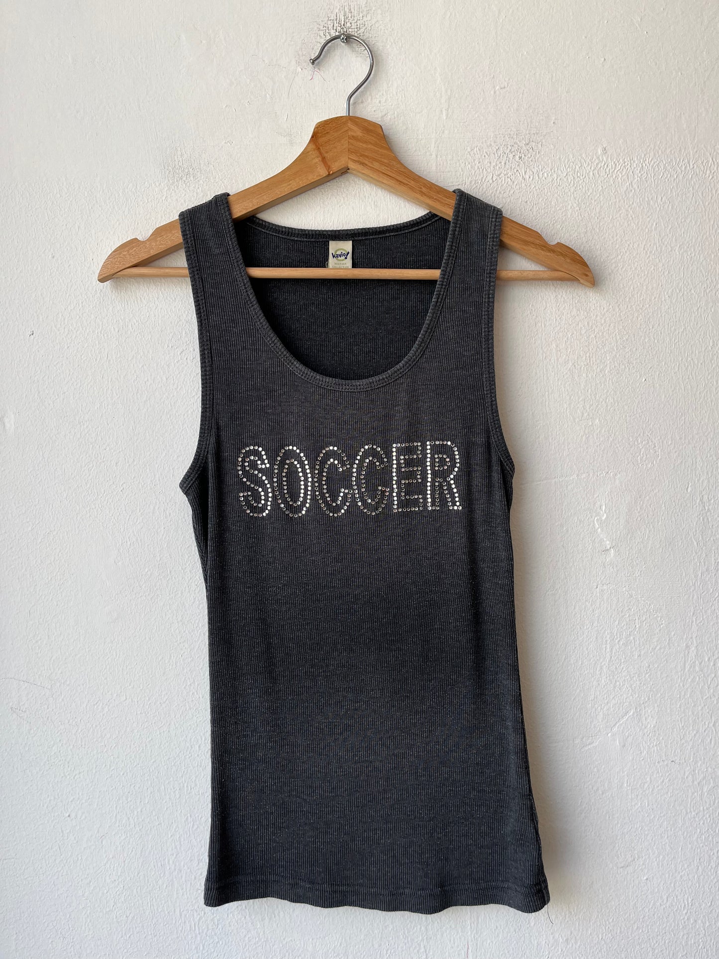Y2K Soccer Rhinestone Tank Top