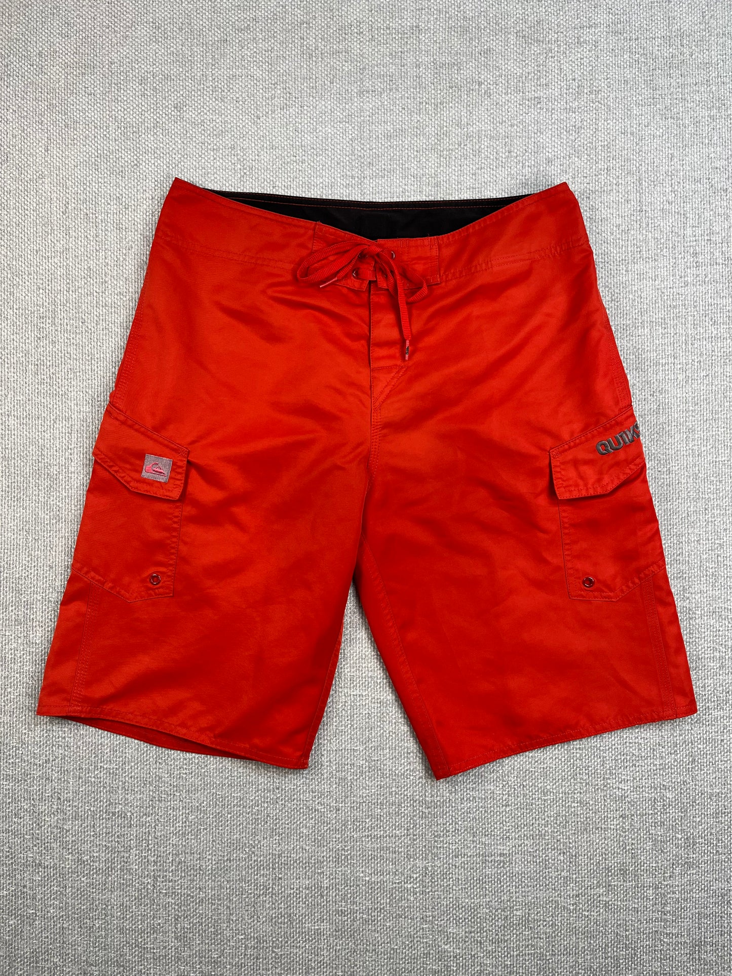 Y2K Red Quiksilver Board Shorts 31-33"