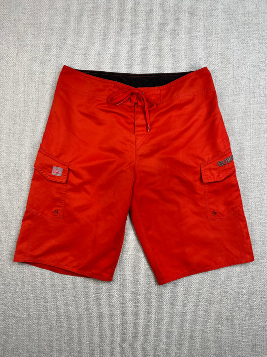 Y2K Red Quiksilver Board Shorts 31-33"