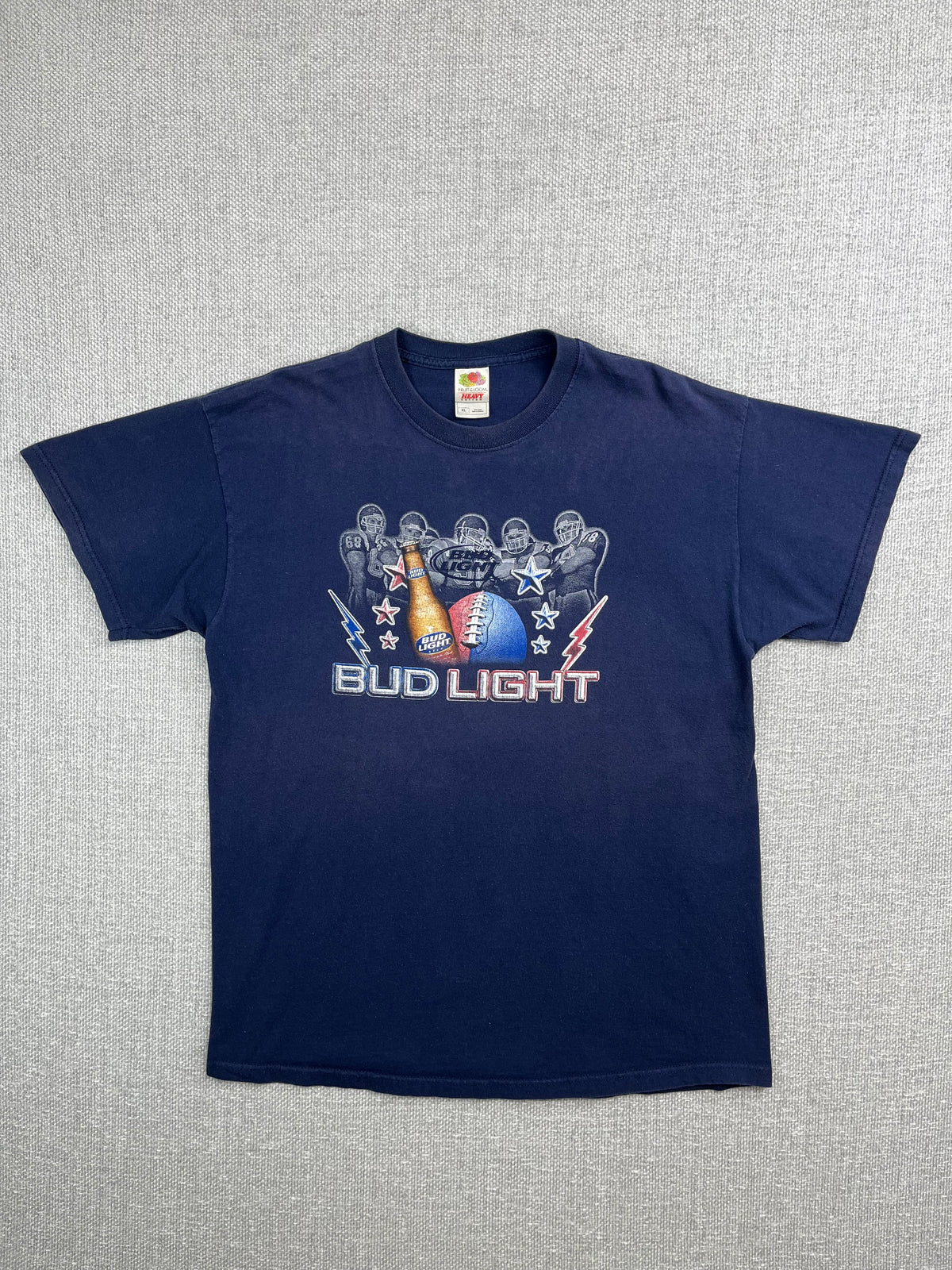 Y2K Bud Light Football T-Shirt