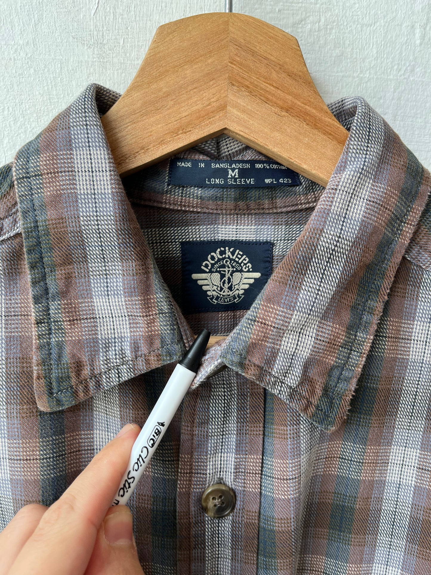 Y2K Plaid Button Down Shirt