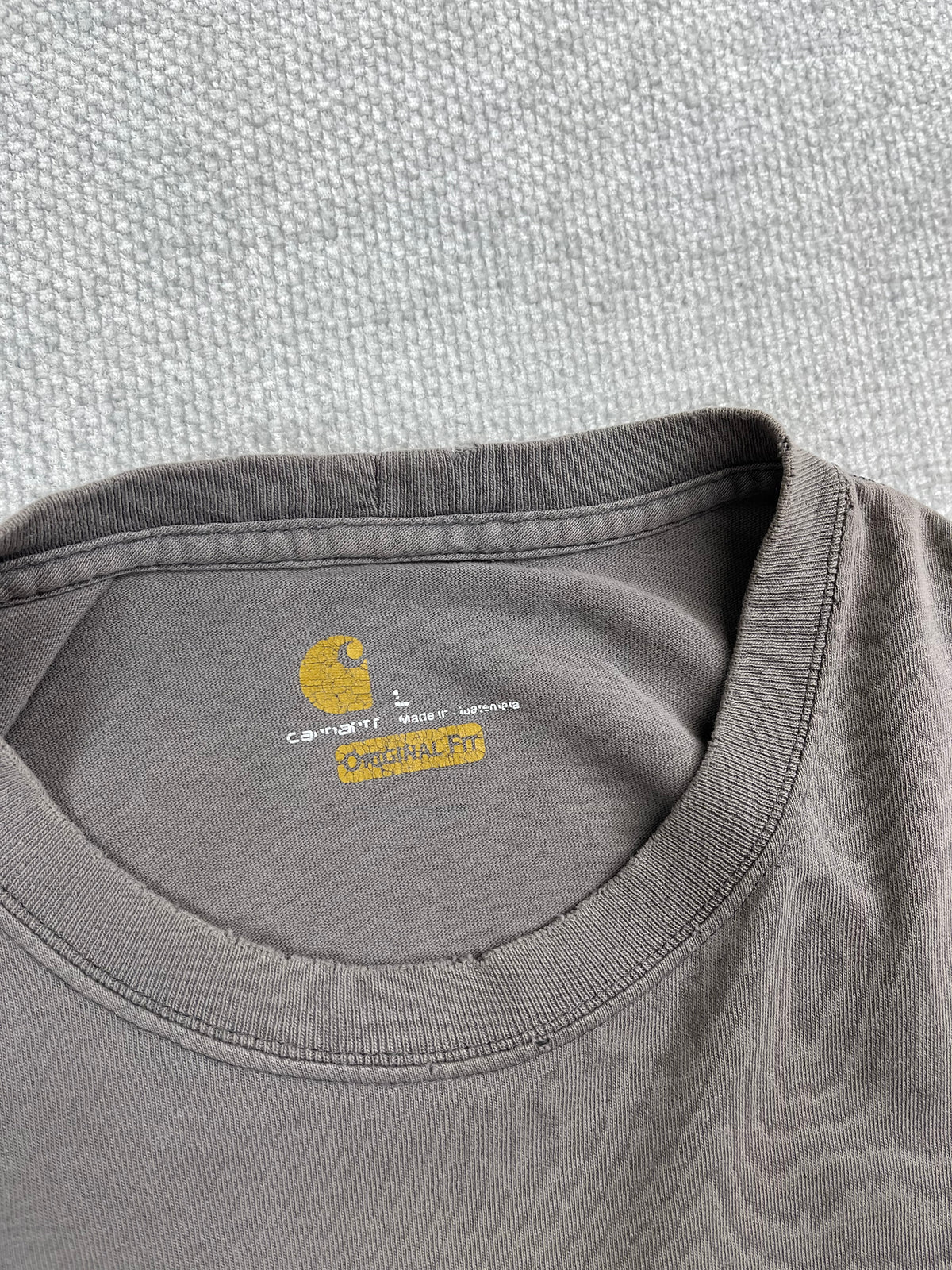 Y2K Gray Carhartt Pocket Tee