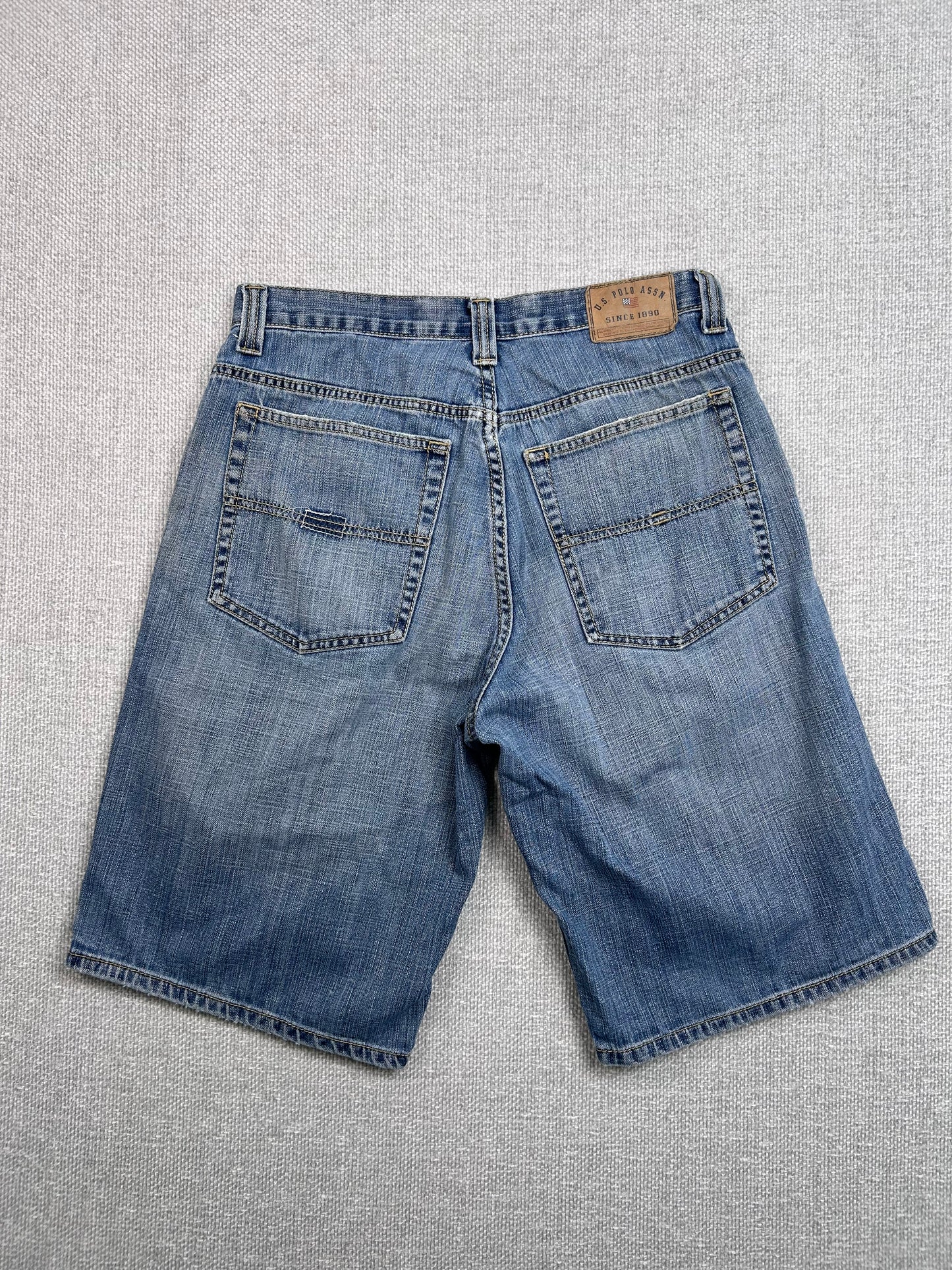 Y2K Polo Assn. Denim Shorts 31"