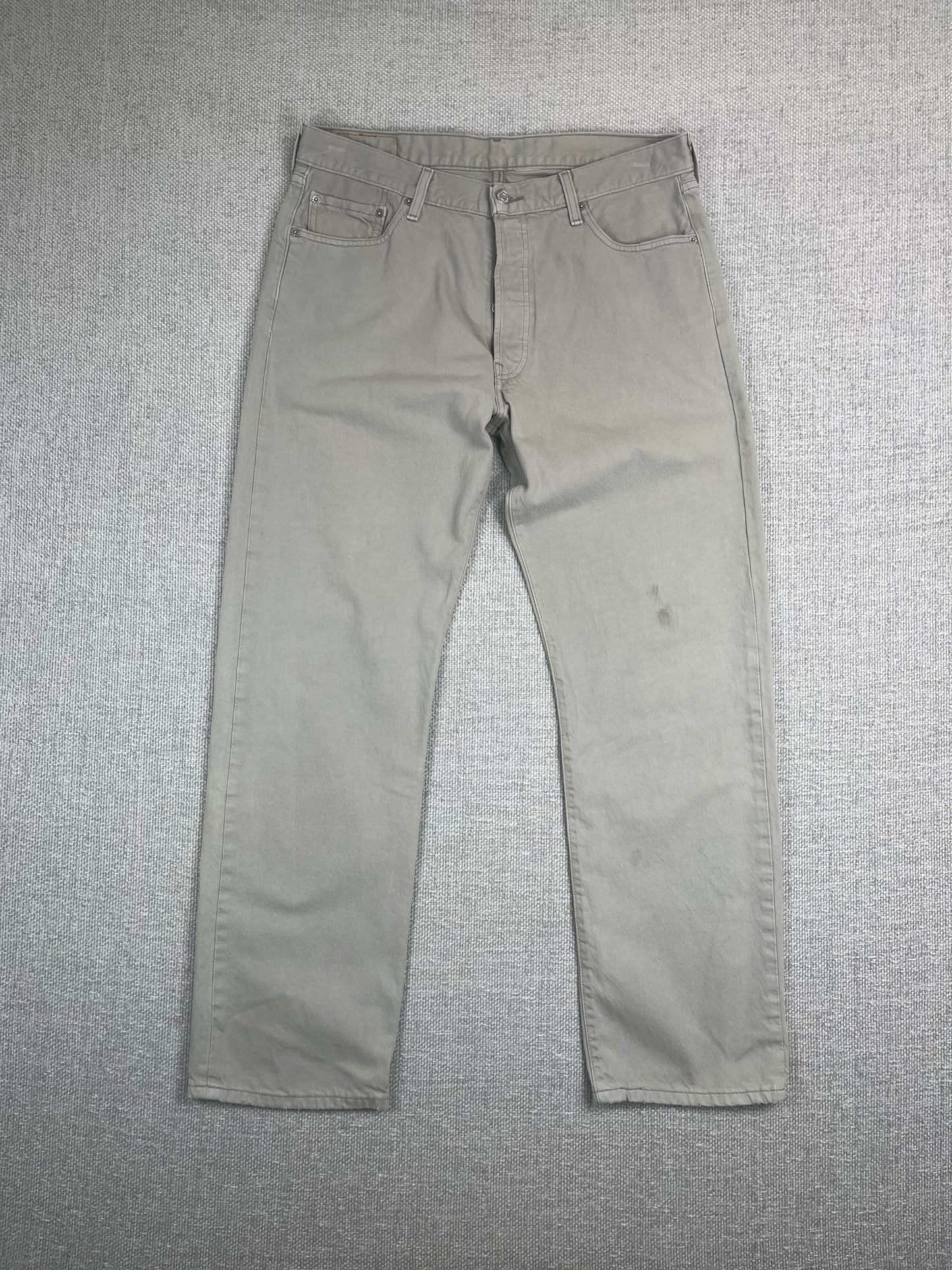 Y2K Levi's Gray 501 Jeans 35"