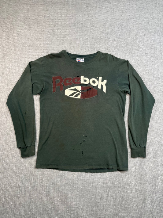 90's Reebok Distressed Long Sleeve