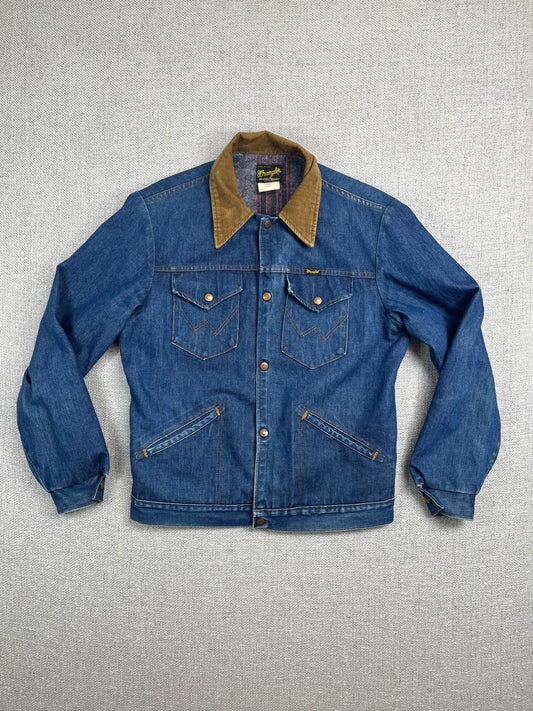 70's Blanket Lined Wrangler Denim Coat