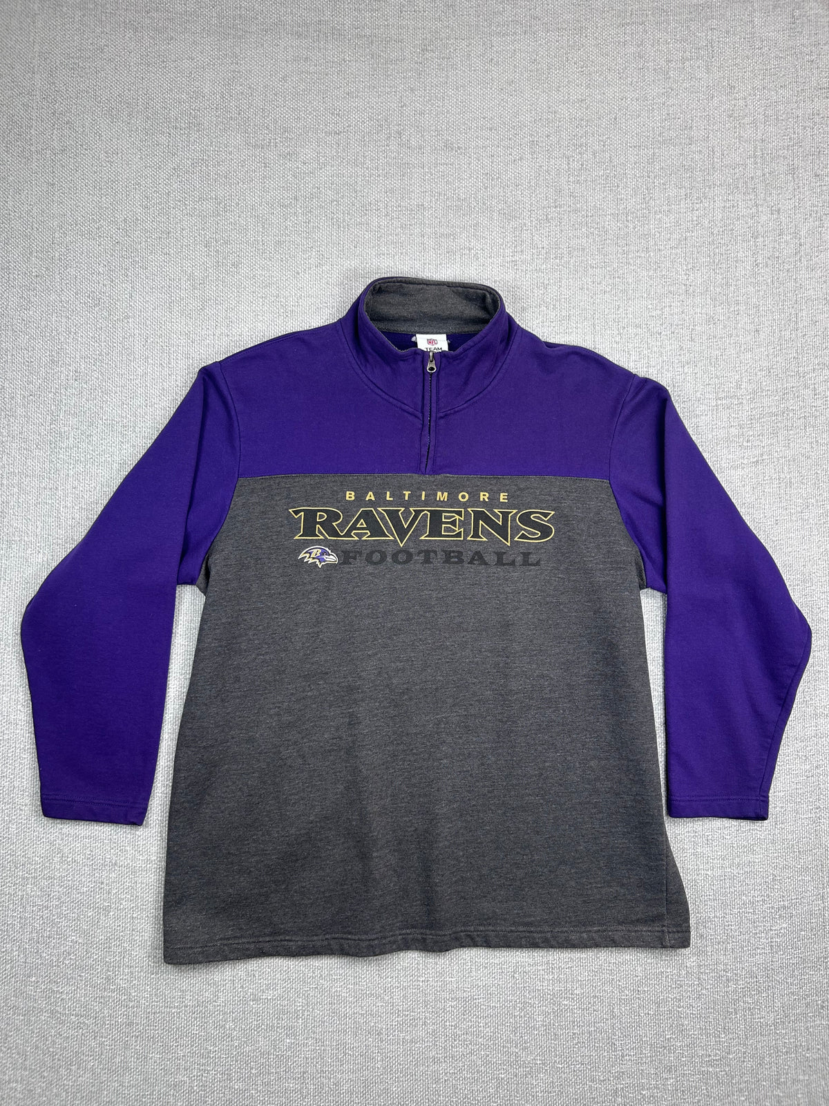 Y2K Baltimore Ravens 1/4 Zip Sweatshirt