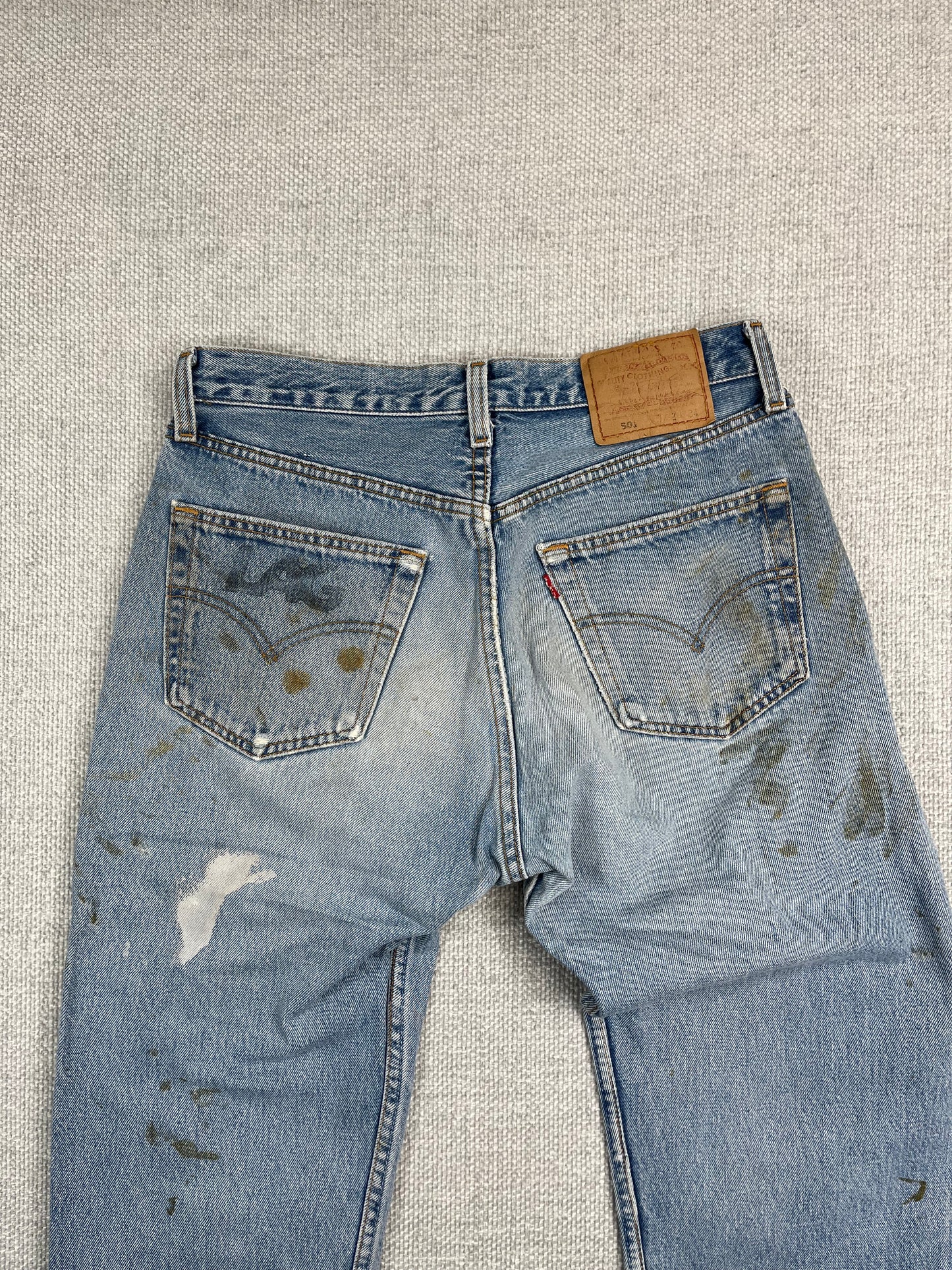 90’s Levi’s 501 Painted Jeans 30”