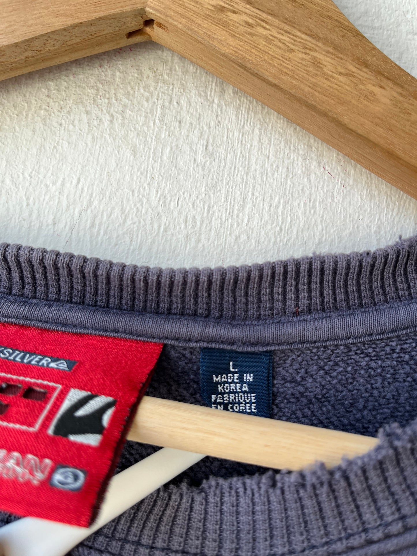 Y2K Denim Cutout Quiksilver Sweatshirt