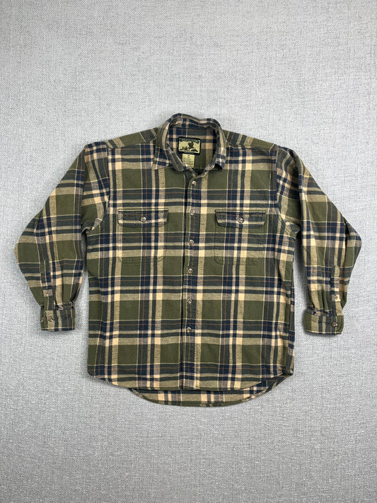90's Green Flannel Shirt