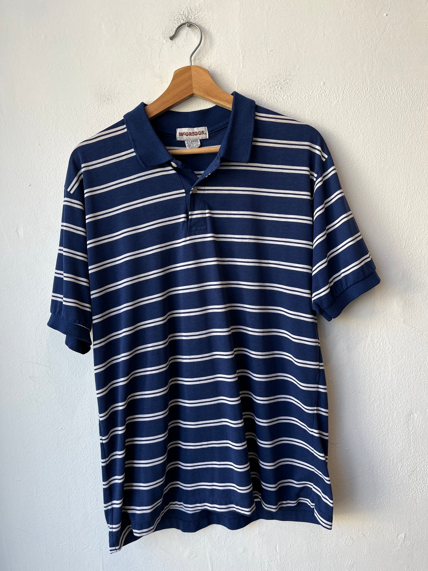 90's McGregor Striped Polo Shirt