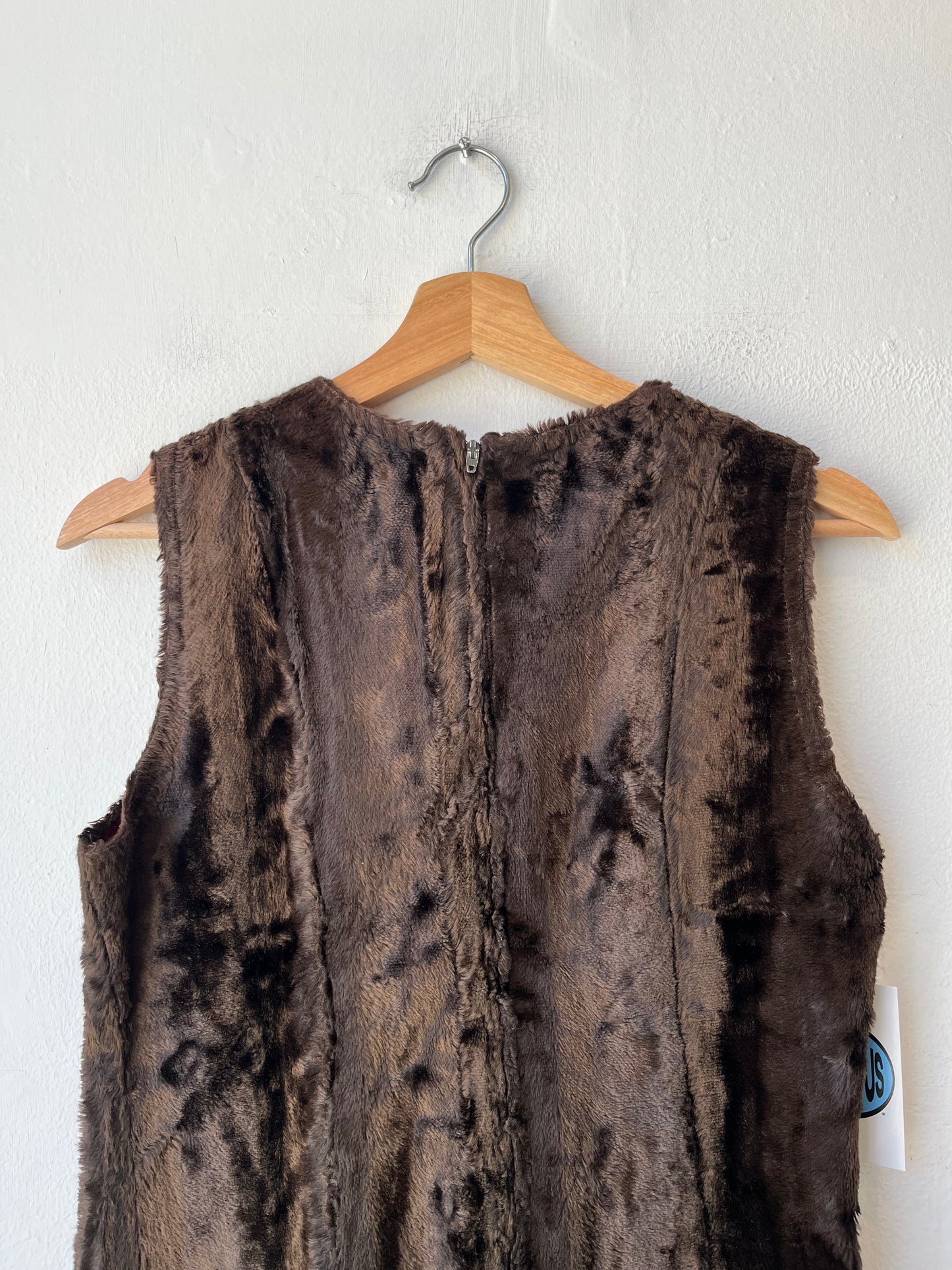 60's Fuzz Bear Shift Dress